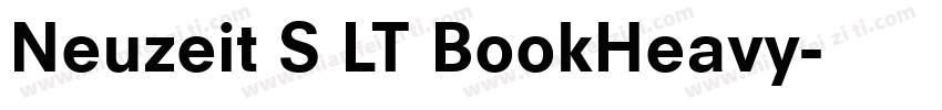 Neuzeit S LT BookHeavy字体转换